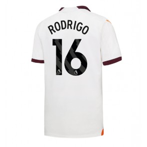 Manchester City Rodri Hernandez #16 Replika Udebanetrøje 2023-24 Kortærmet